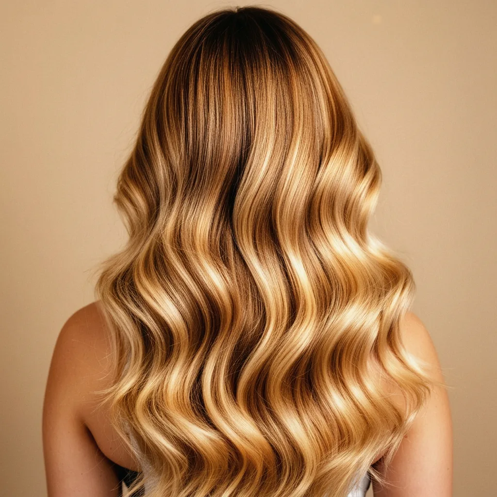 Warmes Goldblond mit weichem Verlauf – Coloration von Nicole Werner